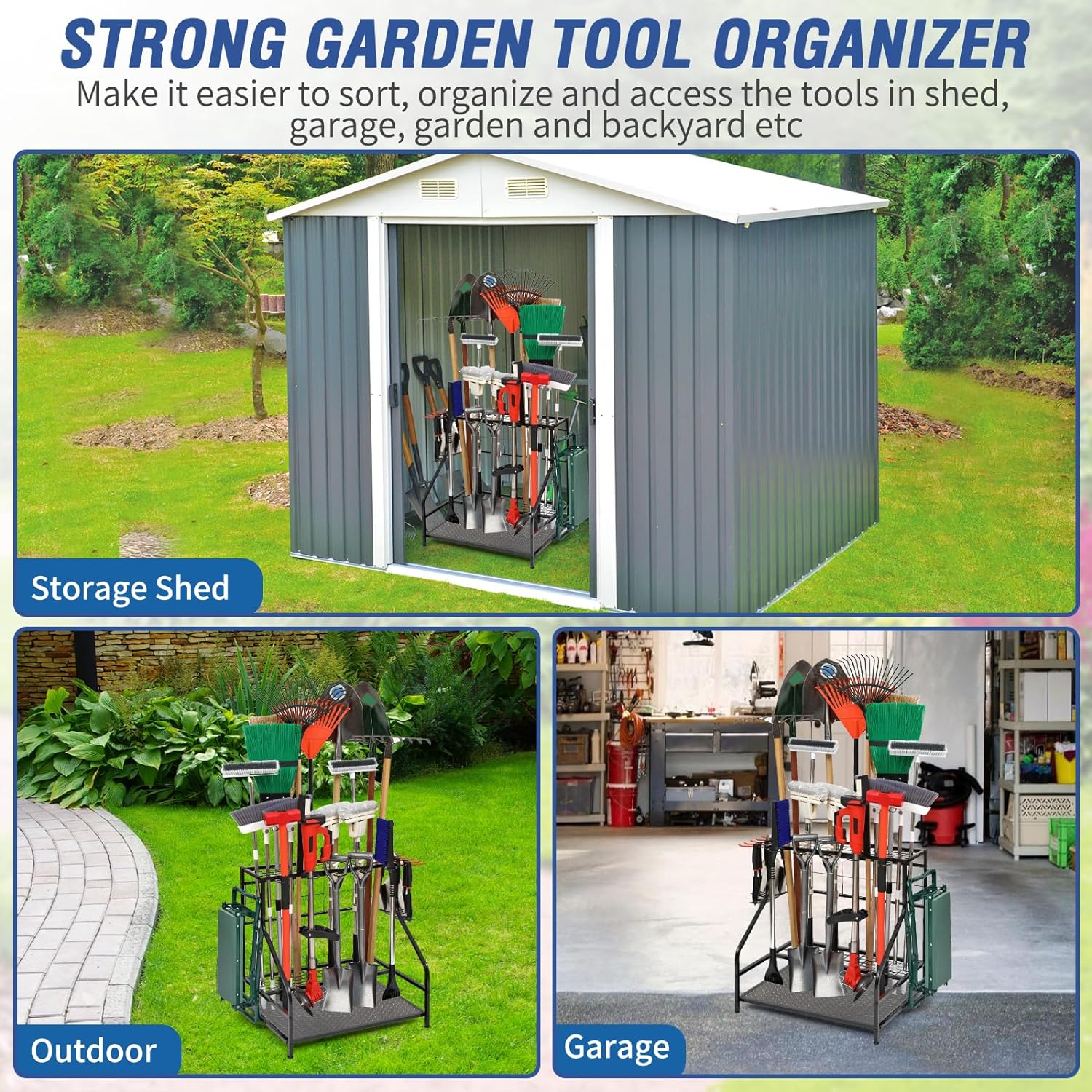 Alloy Steel Garden Tool Organizer Review