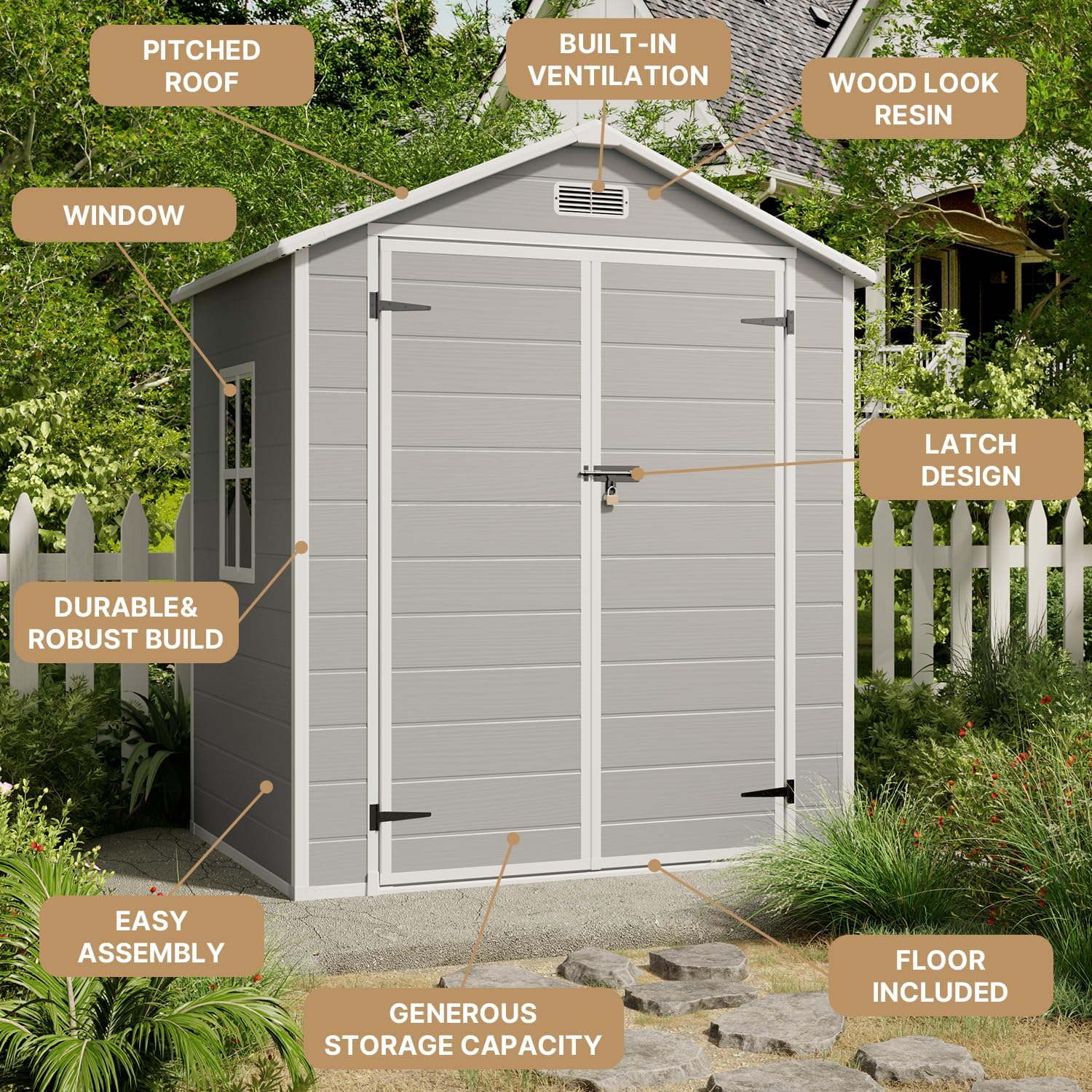 Gizoon Outdoor Resin Storage Shed Review