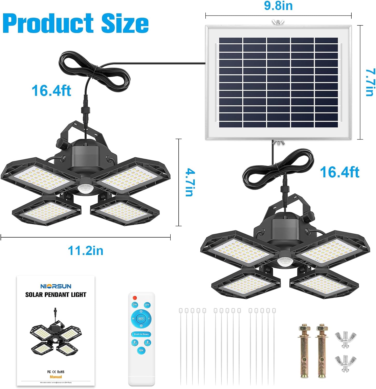 NIORSUN Solar Outdoor Lights Review