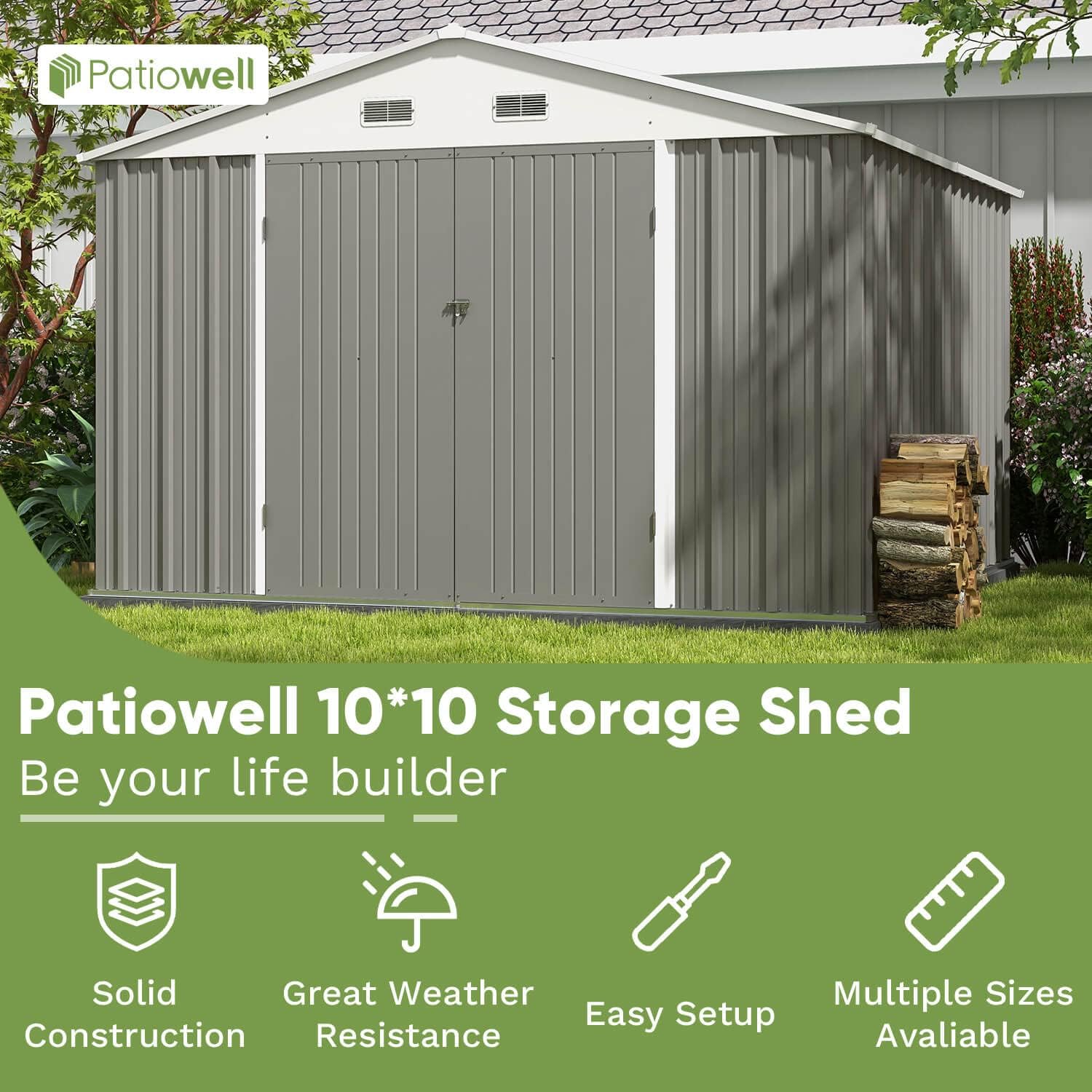 Patiowell 6×4 FT Outdoor Storage Shed Review