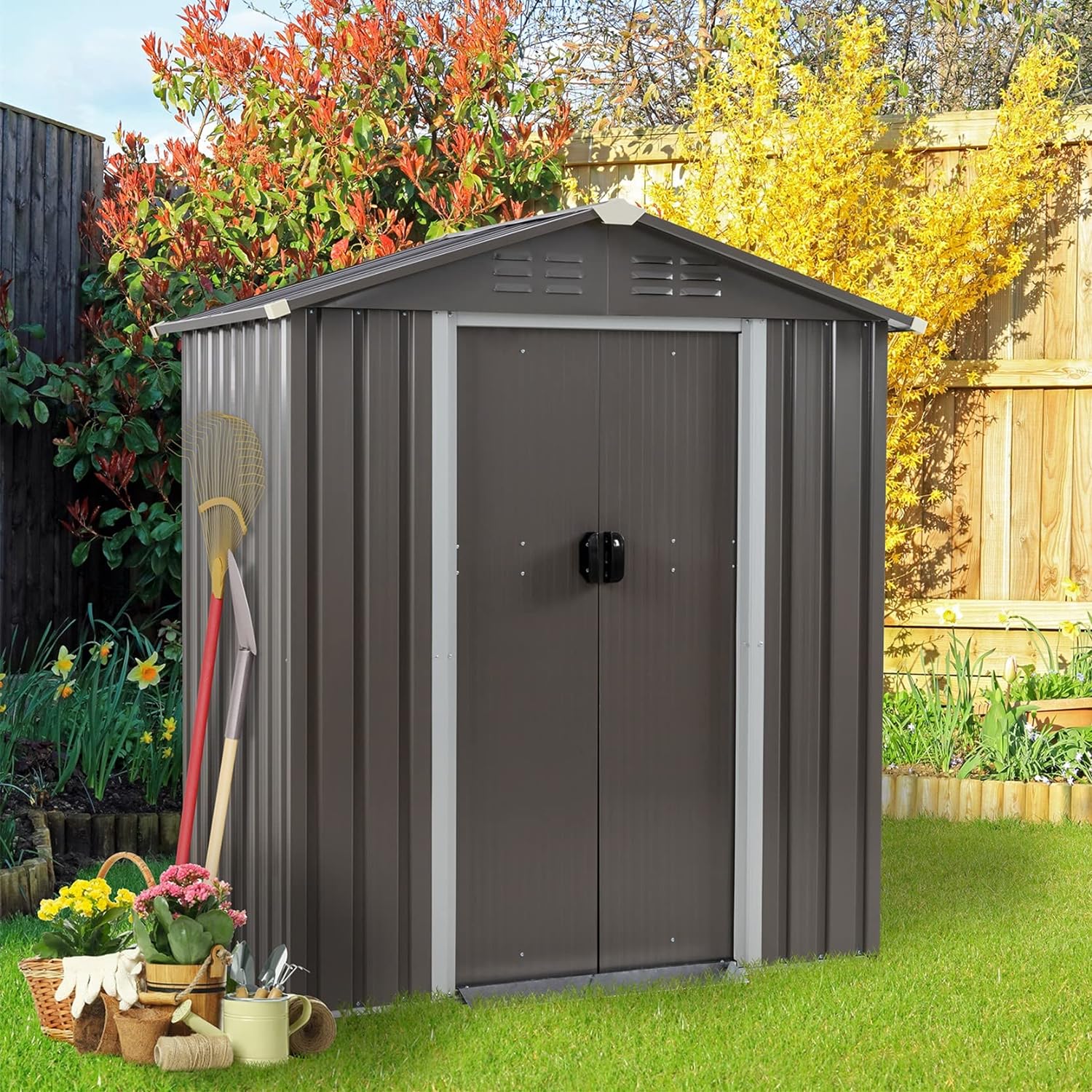 Vongrasig Outdoor Storage Shed Review