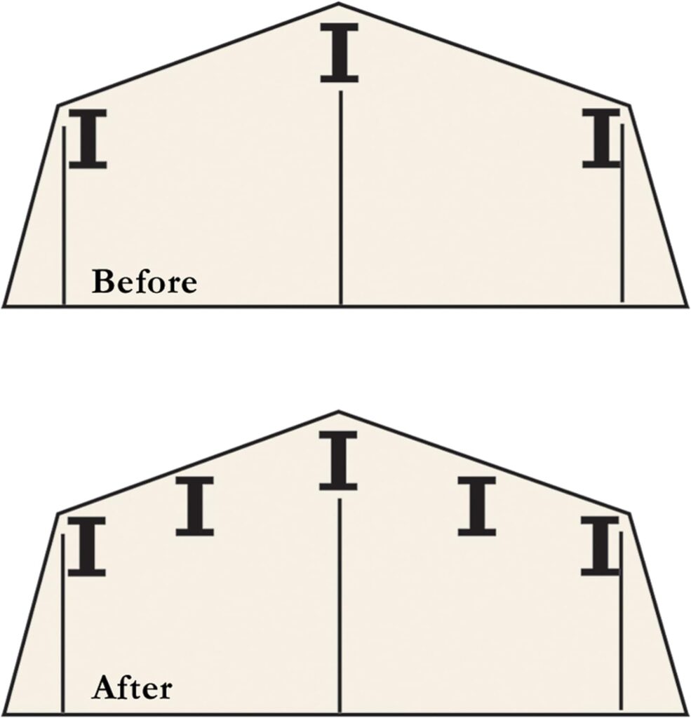 Arrow 1014 Roof Strengthening Kit for Shed Roofs, 10 by 14-Feet