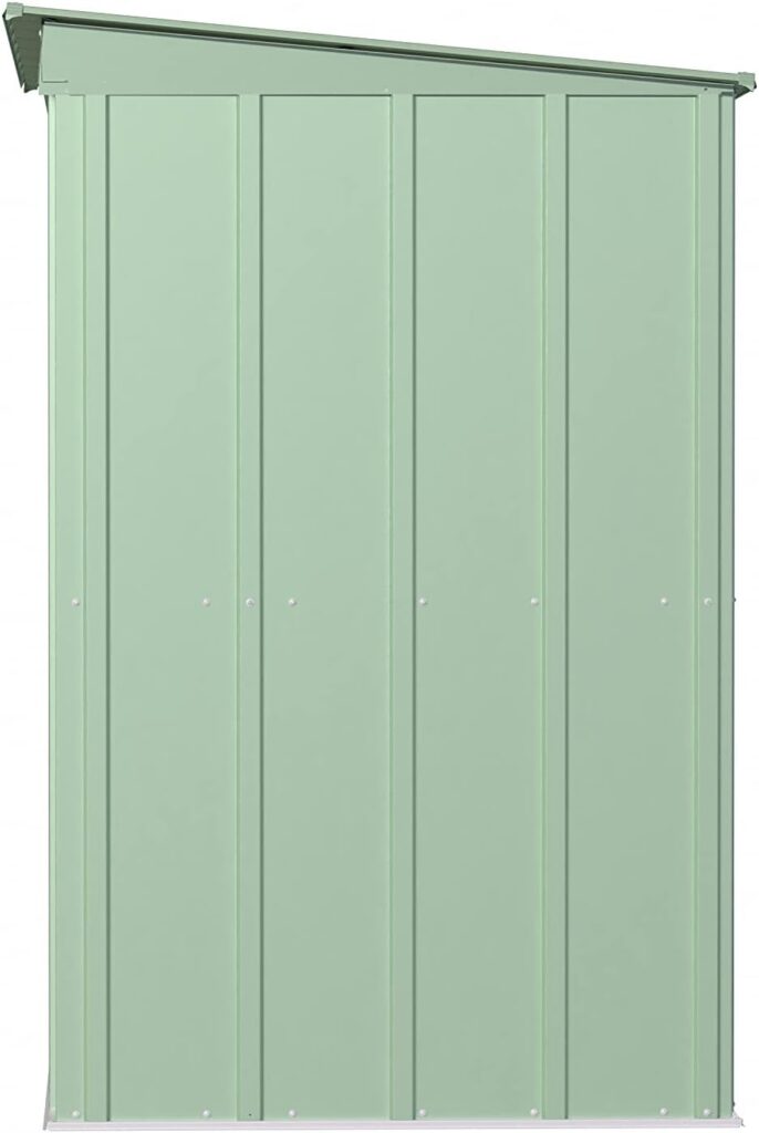 Arrow Classic Steel Storage Shed, 6x4, Sage Green