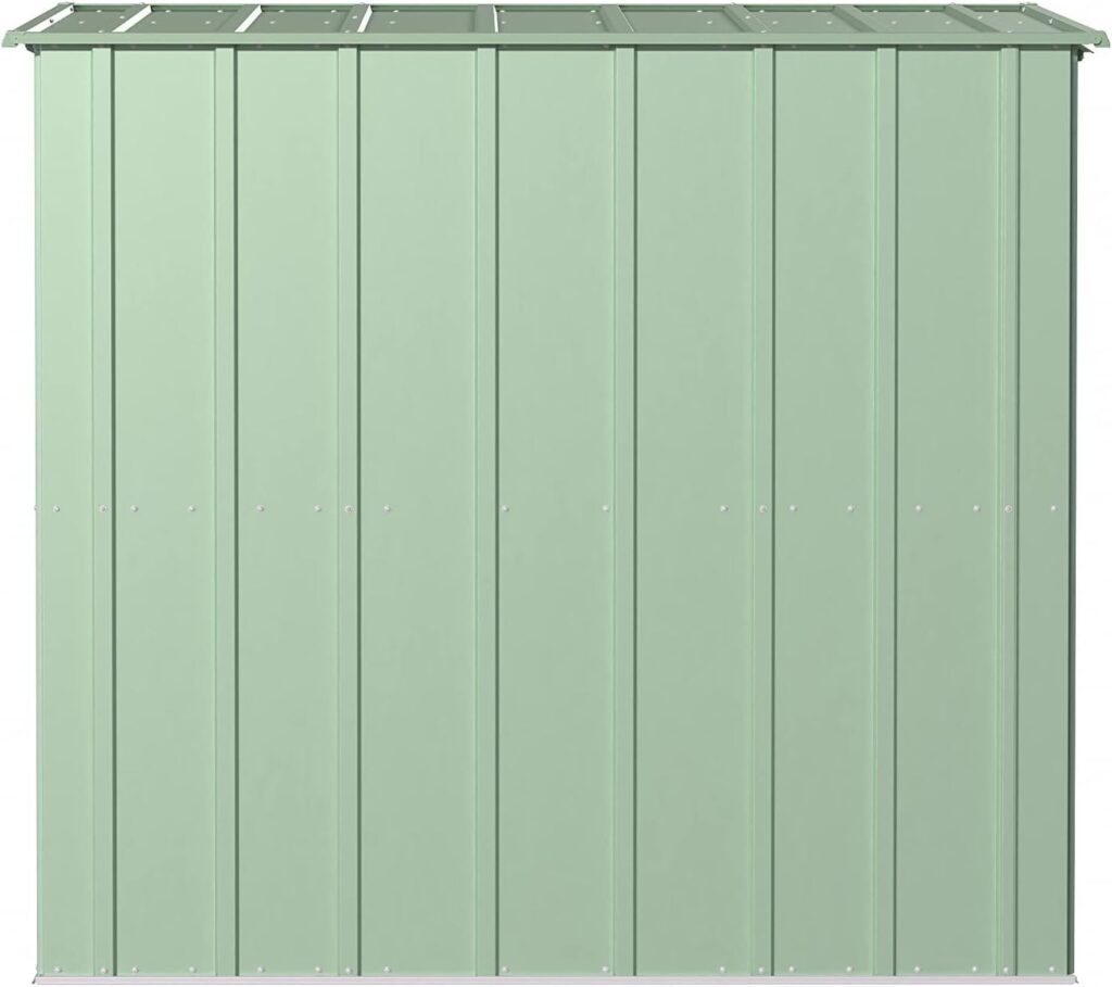 Arrow Classic Steel Storage Shed, 6x4, Sage Green