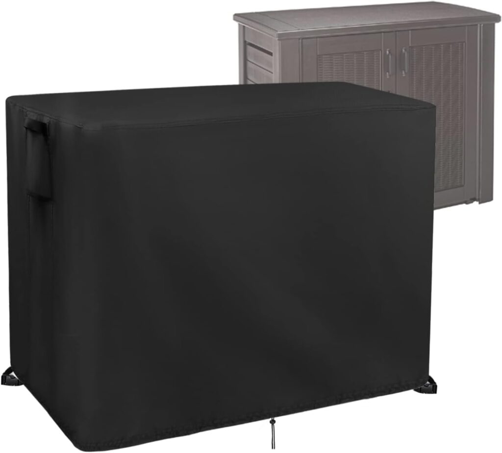 Guisong Outdoor Storage Cabinet Cover, Waterproof Dustproof Cover for Rubbermaid Storage Cabinet, Protective Cover for Patio Storage Shed