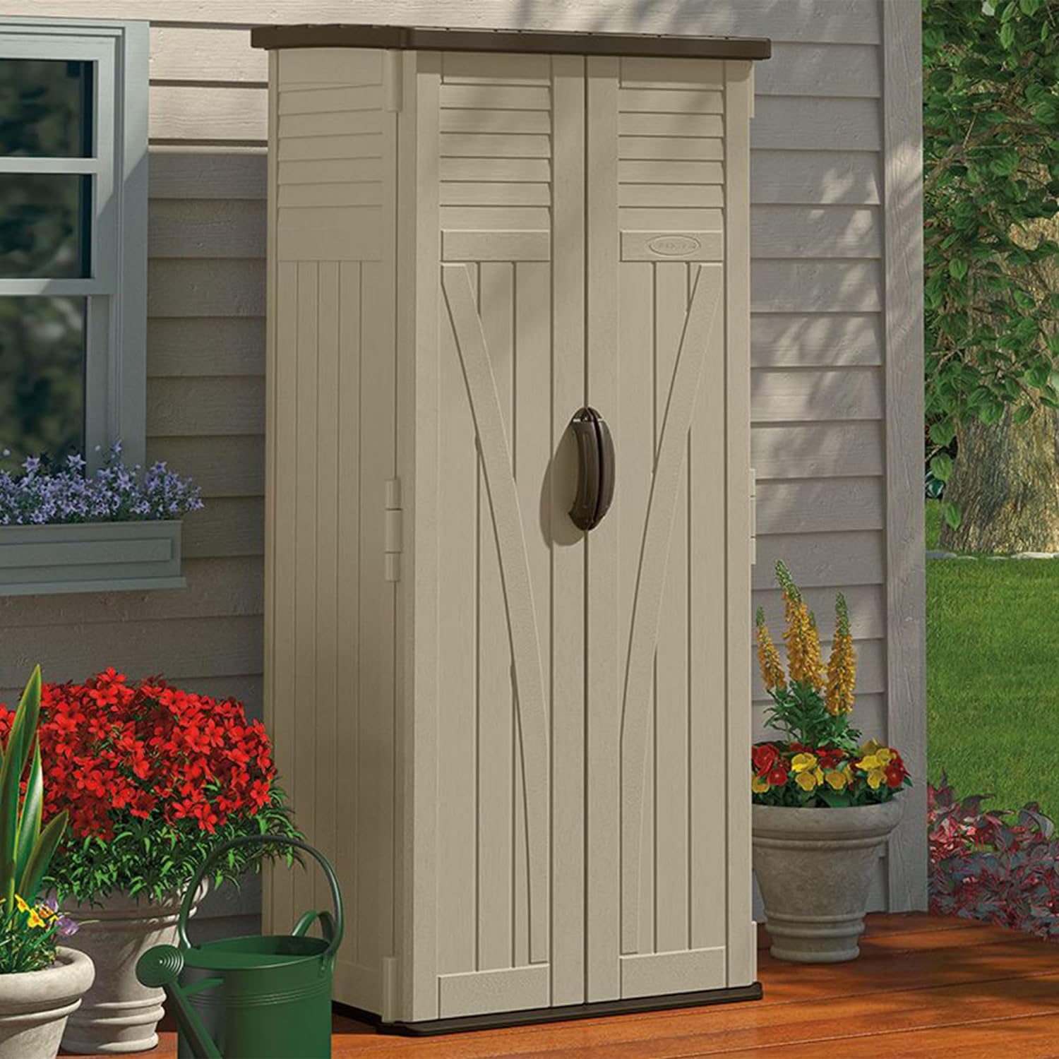 Suncast BMS2000 Vertical Shed Review - StorageShedFinder.com