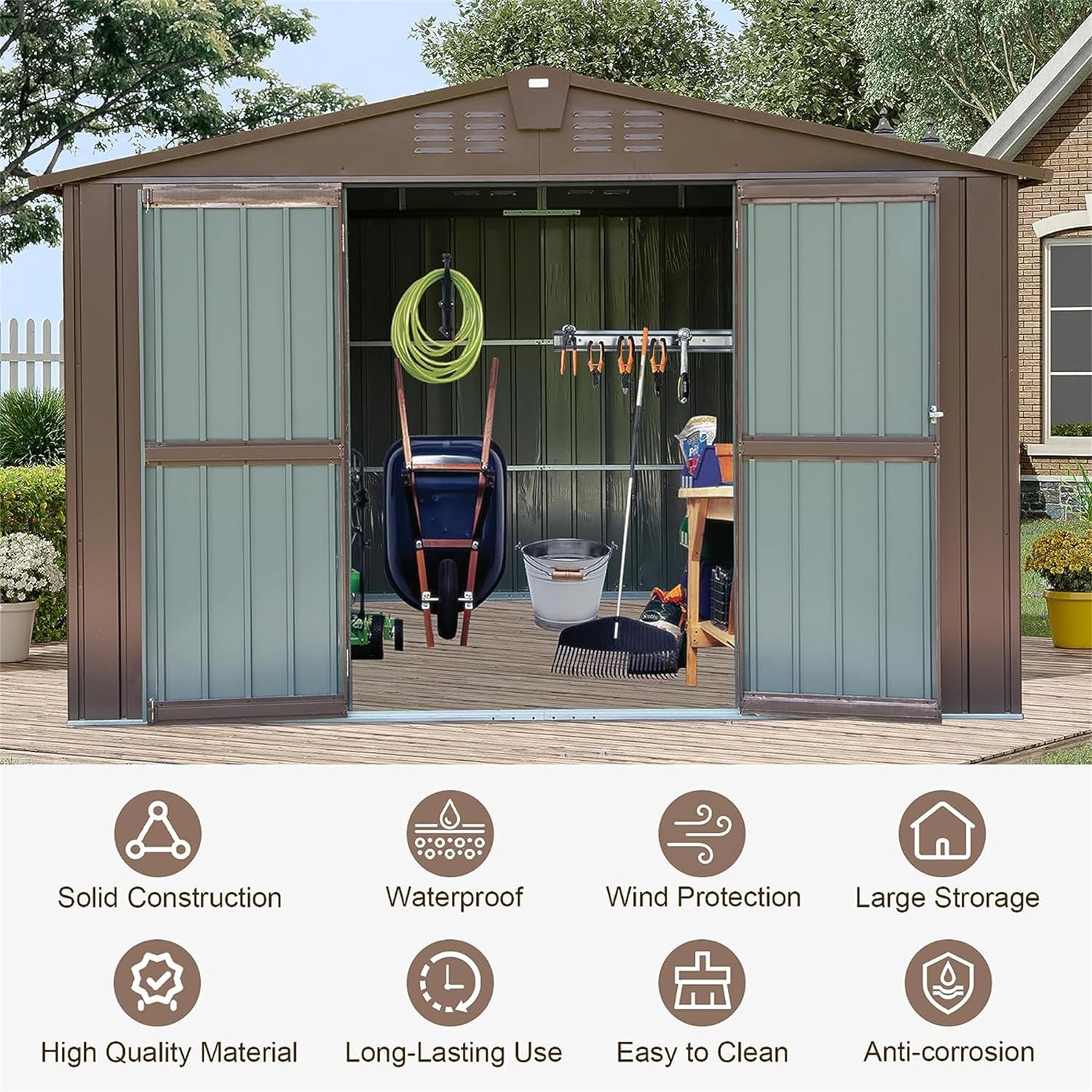 UBGO Large Metal Storage Shed Review