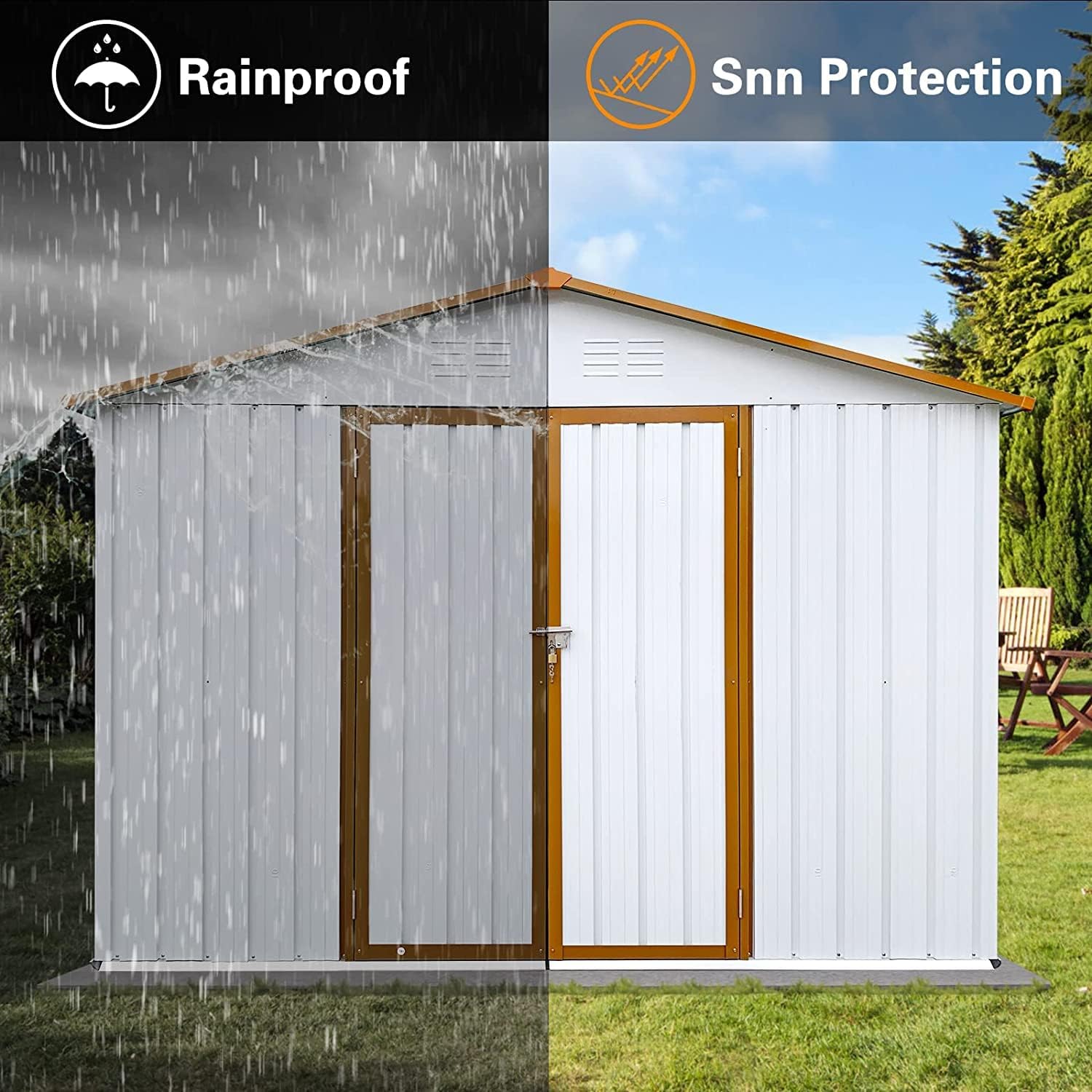 UBGO Outdoor Metal Storage Shed Review